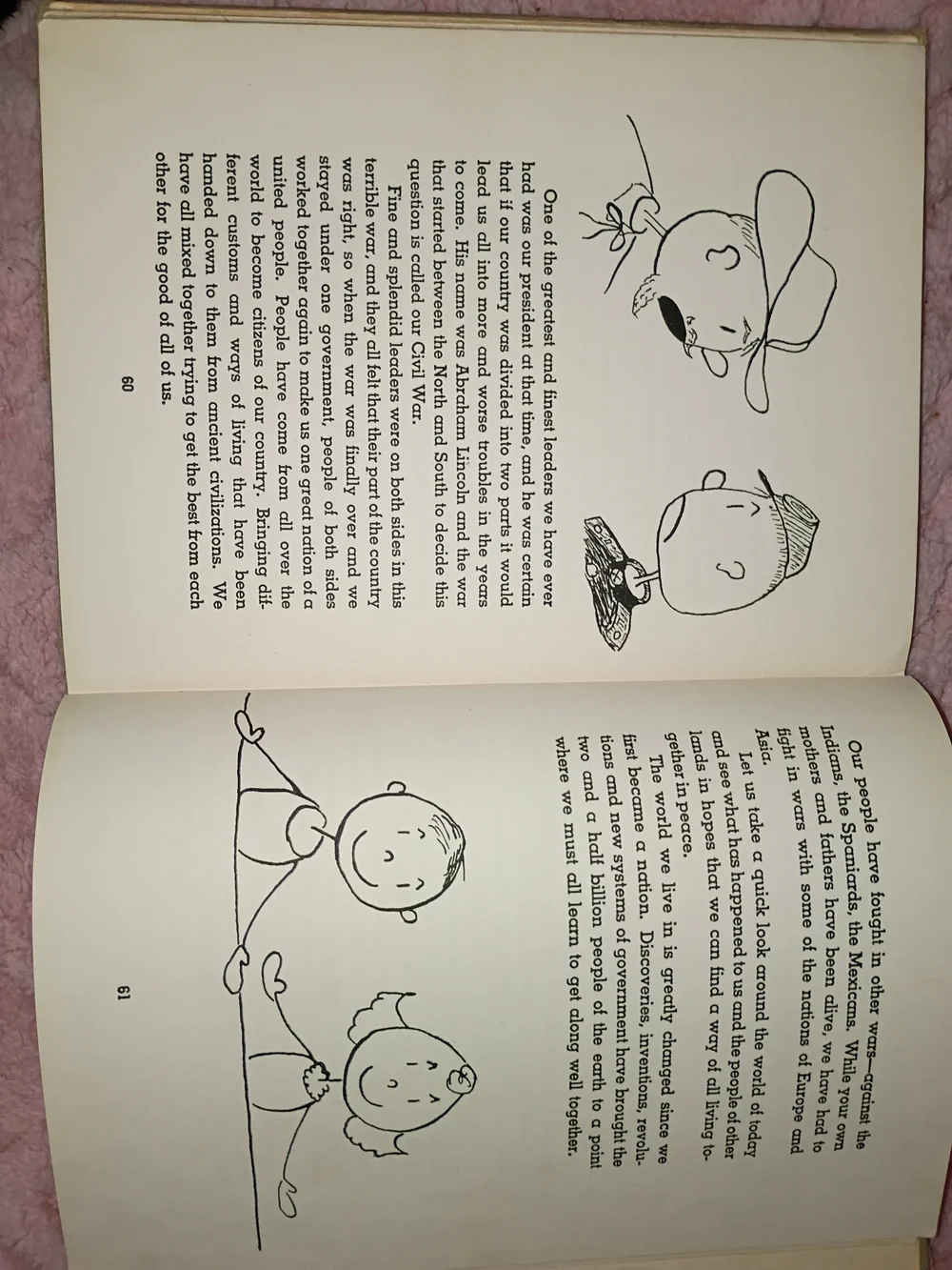 Vintage hardcover book is 